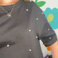 Back In Black Pearl Top