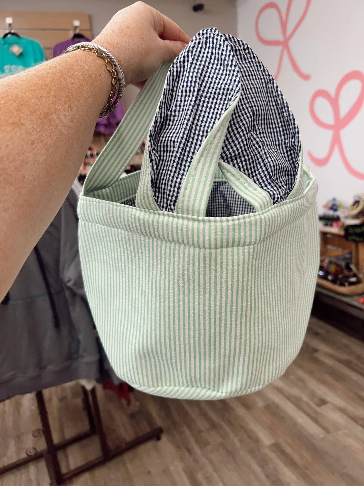 Embroidered Easter Basket