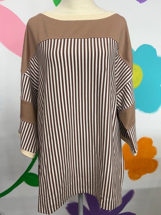 Curvy Striped Top