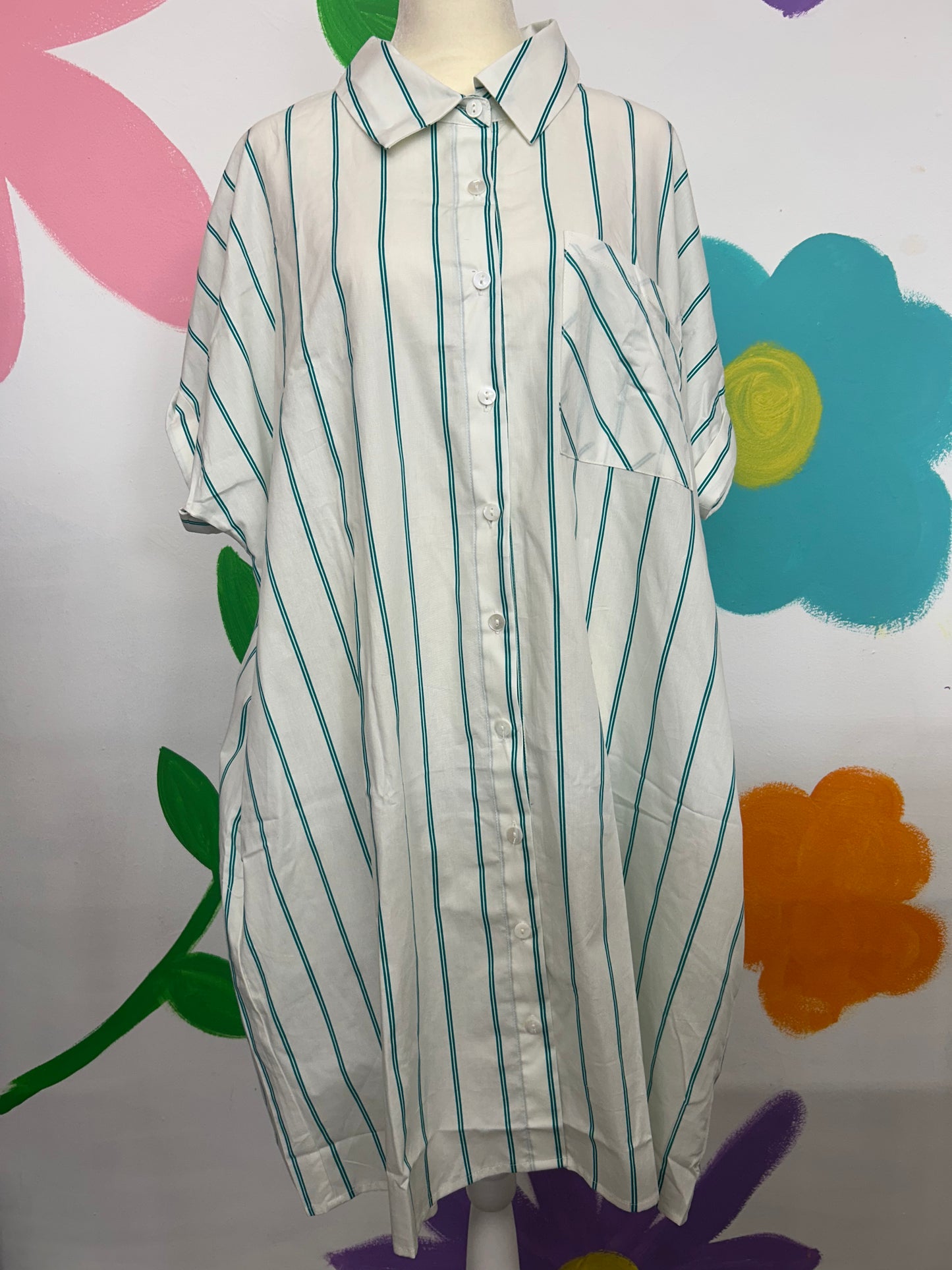 Hold Me Close Striped Dress - Curvy