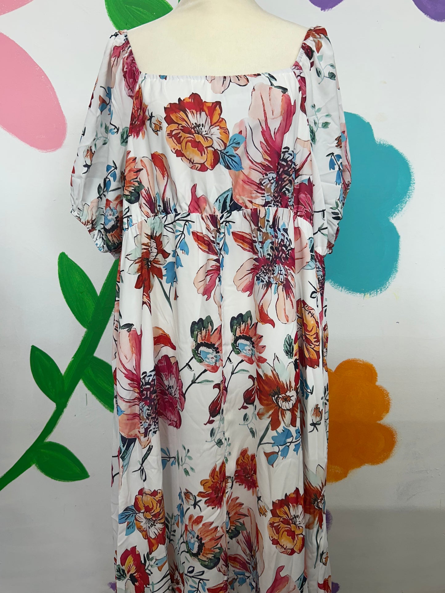 Need You Now Floral Dress - Curvy