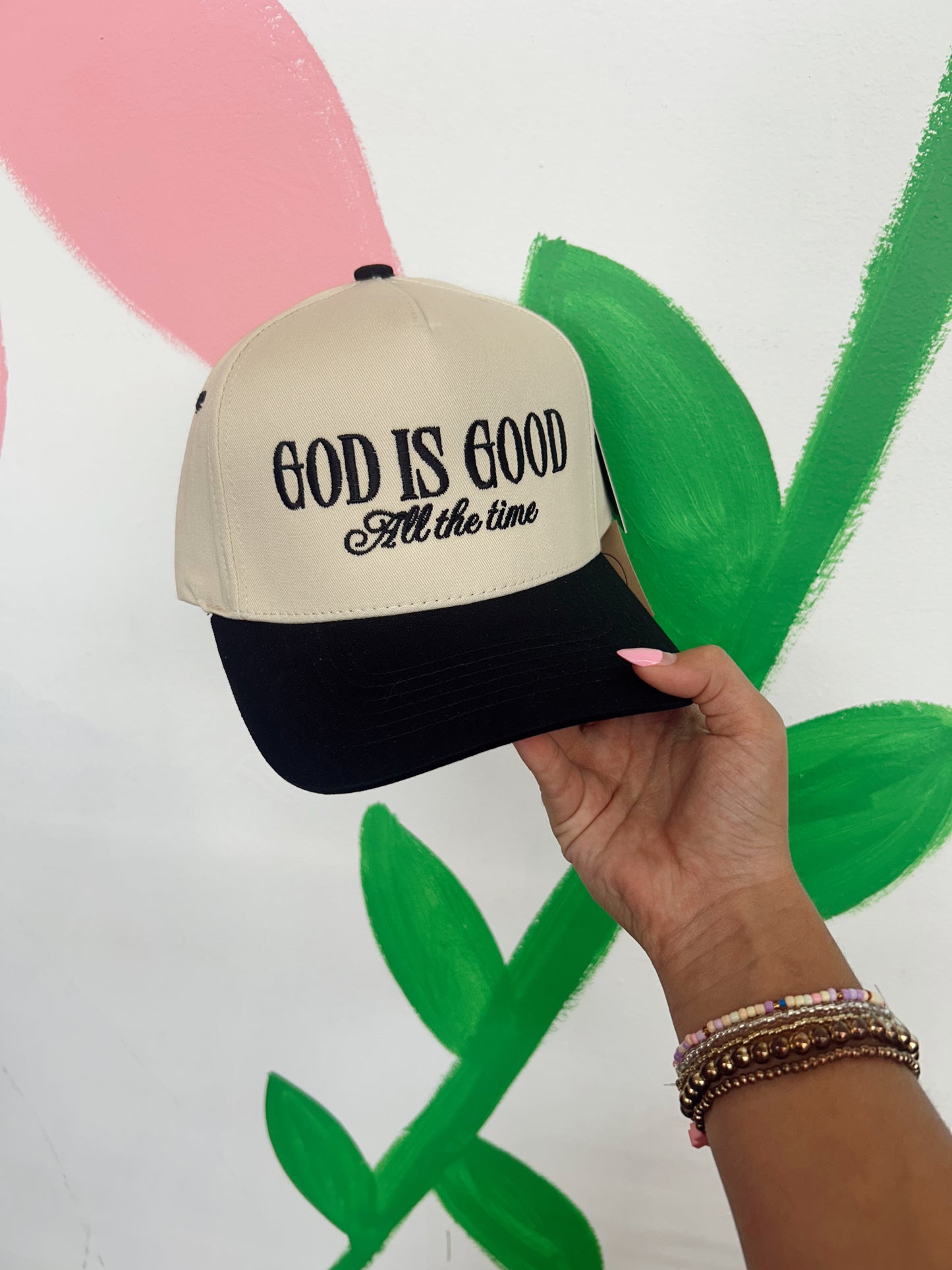 God is Good All The Time Ball Cap - Black