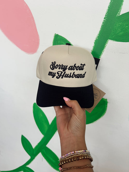 Sorry About My Husband Ball Cap