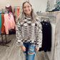 Reaching Out Multicolor Knit Sweater - 2 Colors