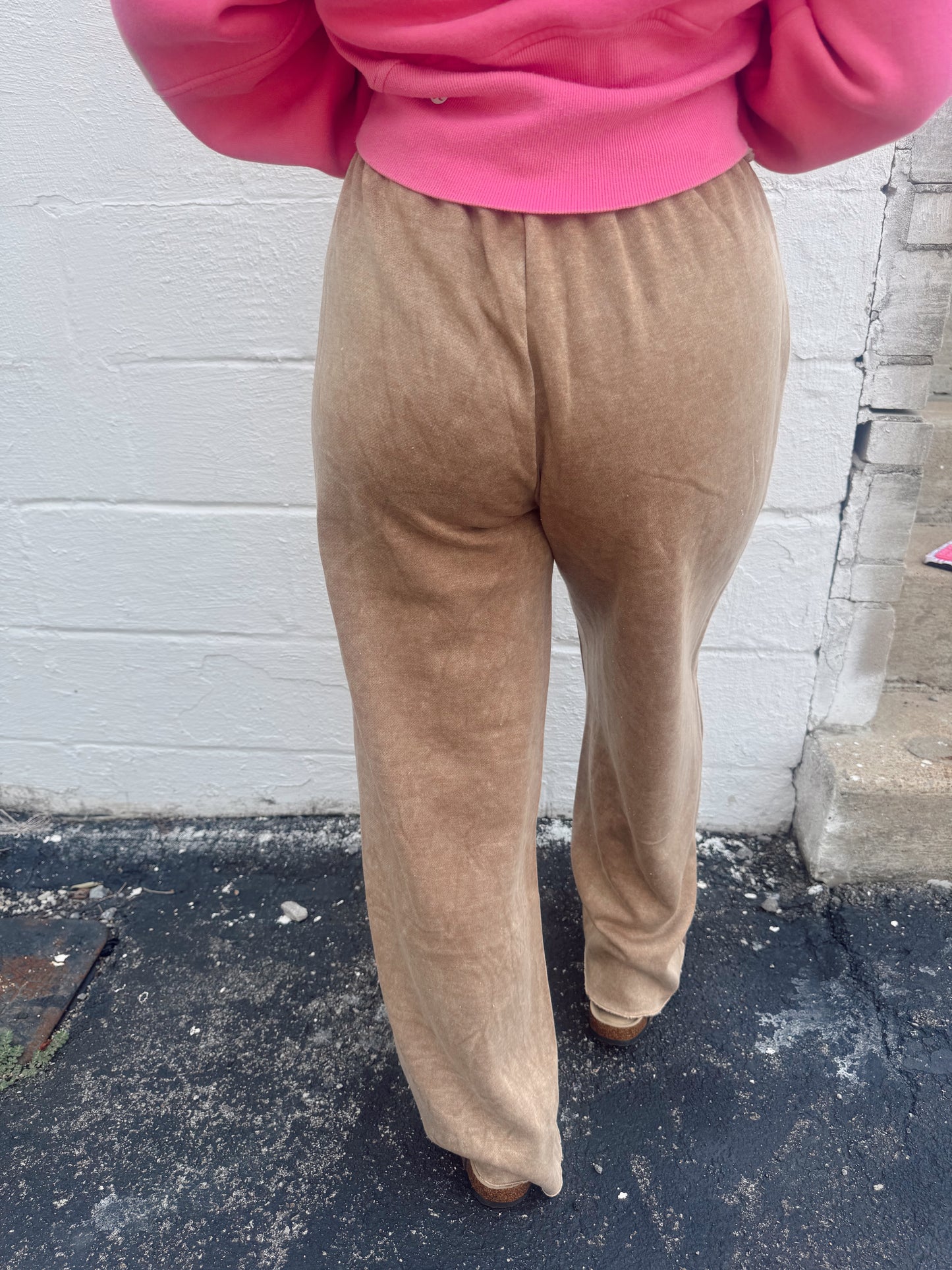 Change My Mind Sweatpants - Deep Camel