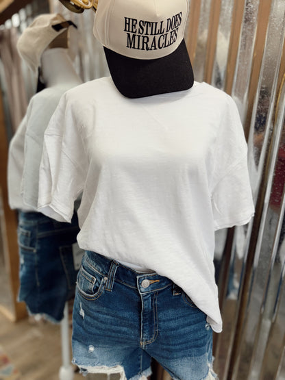 DOORBUSTER Boxy Top - White