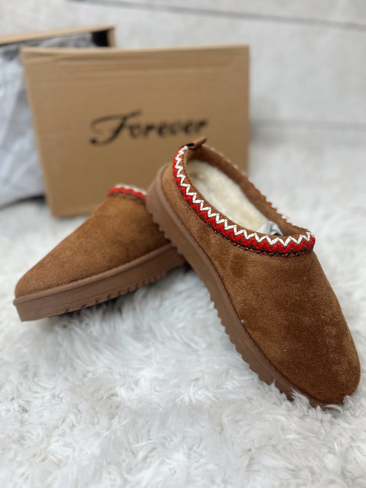 Never Better Slip On Booties - Tan