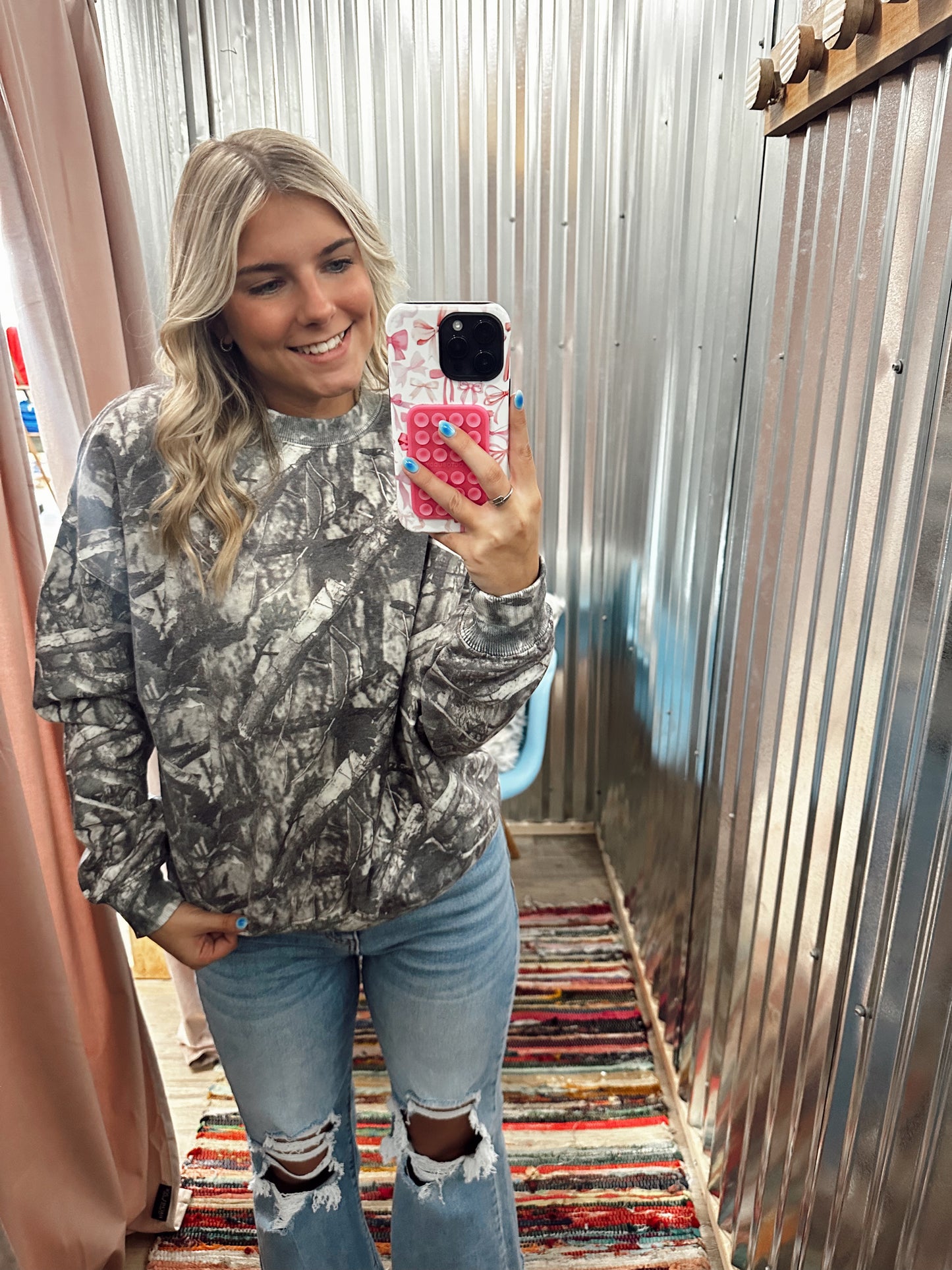 Hunting For You Camo Sweatshirt