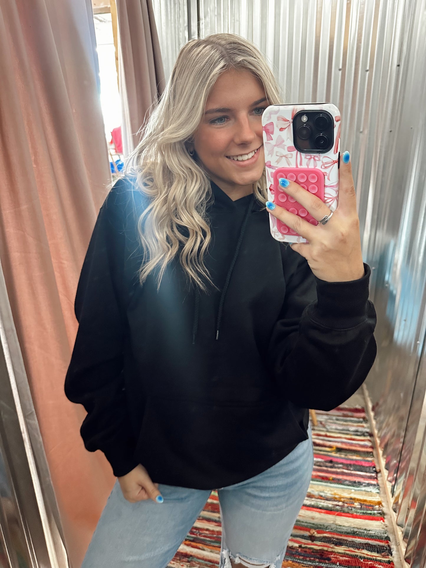 Comfy Cutie Hoodie - Black