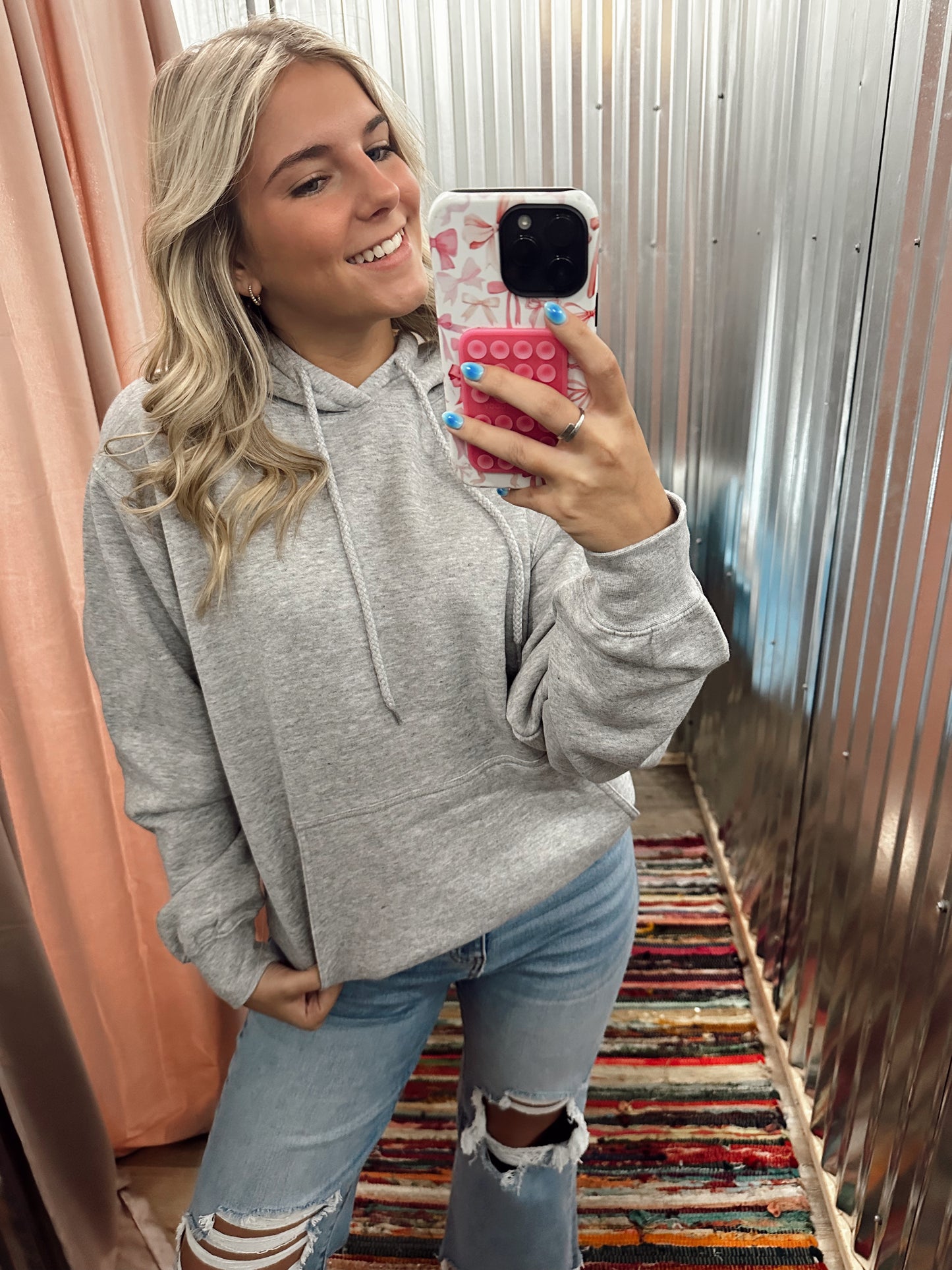 Comfy Cutie Hoodie - Grey