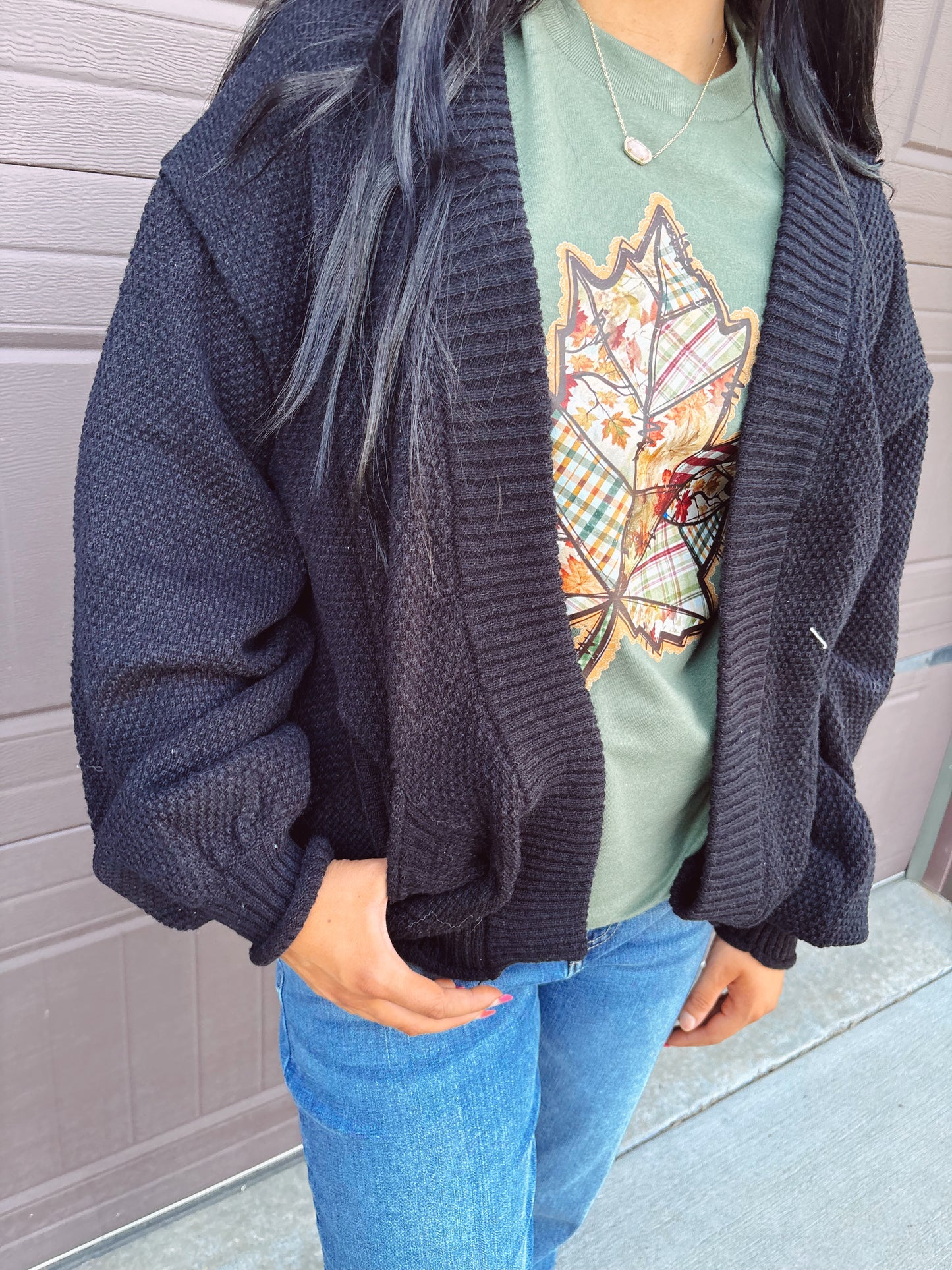 Cloud Nine Cardigan - Black