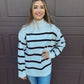 All Wrapped Up Striped Sweater - Cream