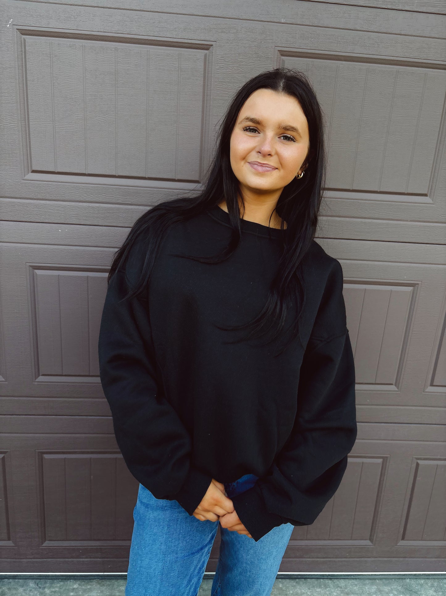 Cozy On Up Sweatshirt - Black