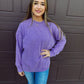 Cozy Cabin Club Sweatshirt - Iris