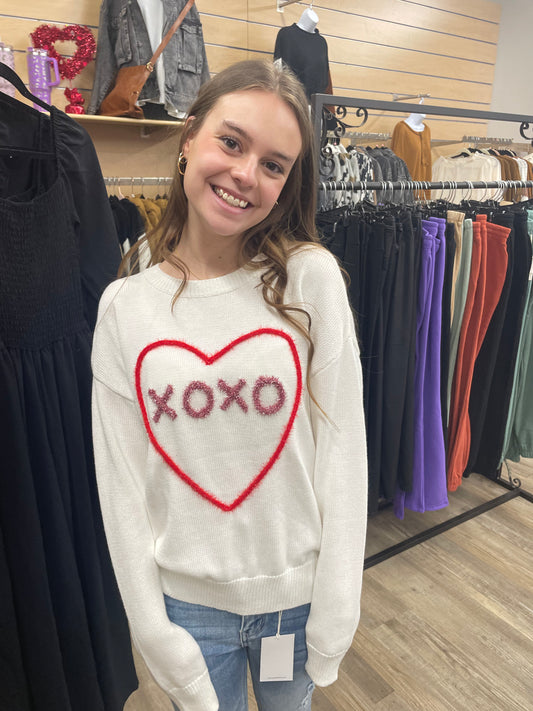 Just A Crush XOXO Sweater