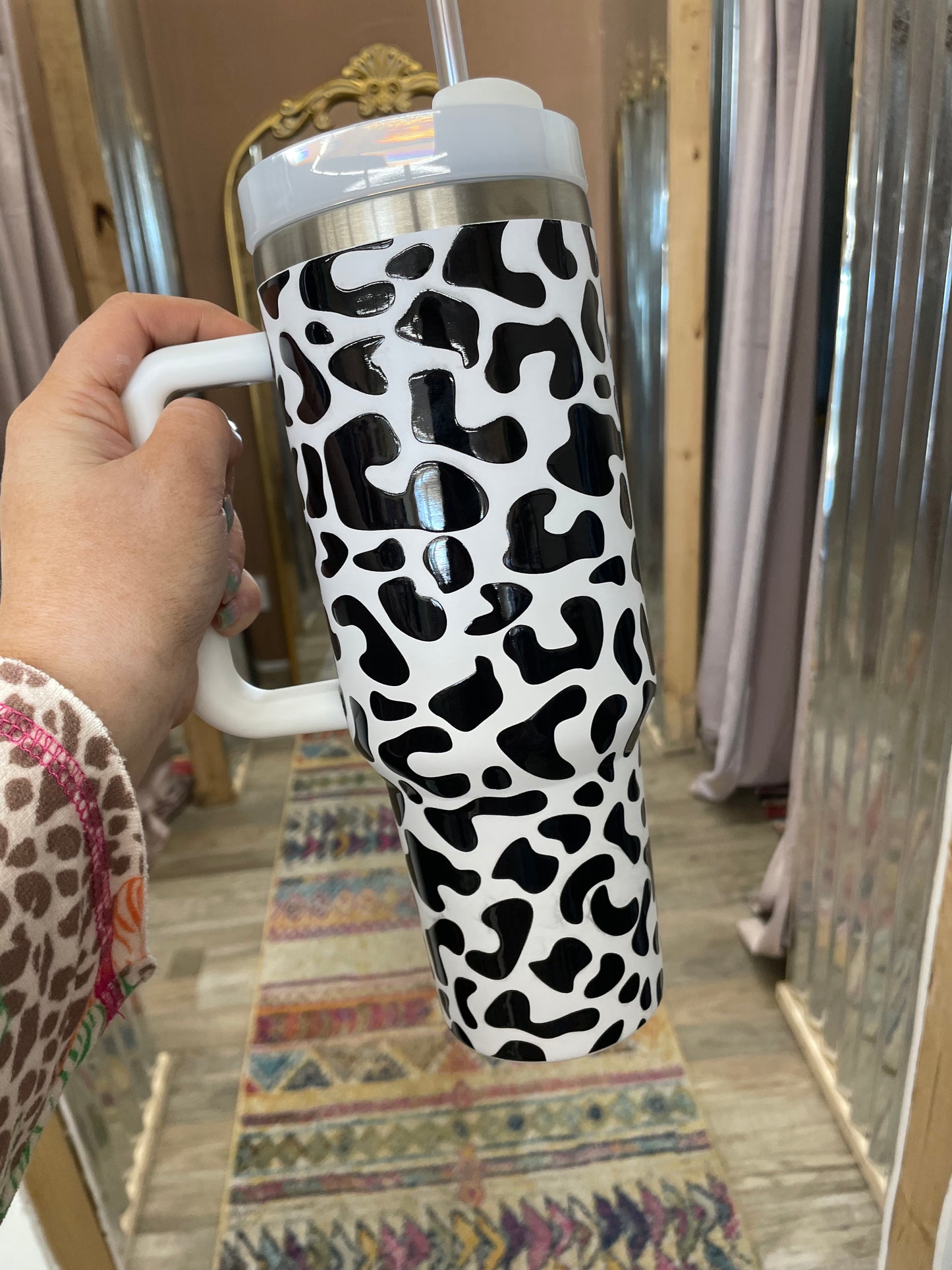 40 oz Cheetah Tumbler - 4 Colors