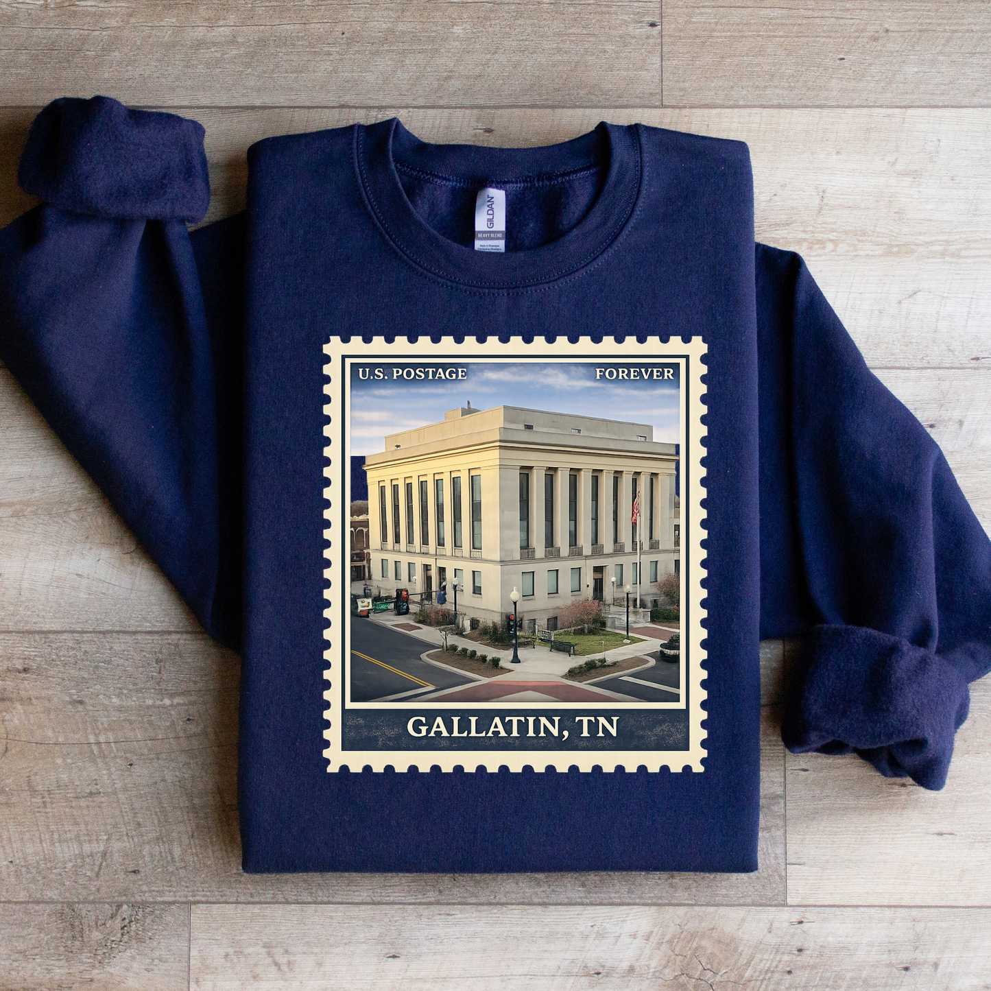 Gallatin TN Square Graphic Tee
