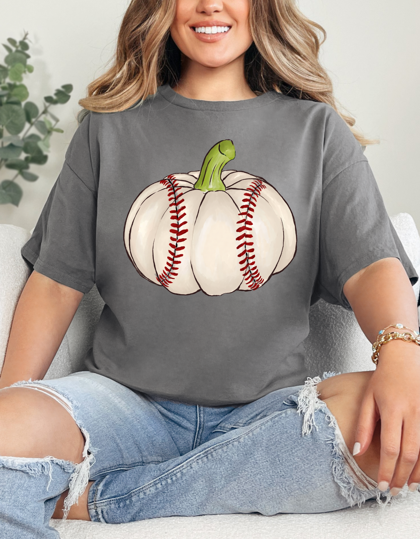 Baseball Pumpkin Graphic Tee