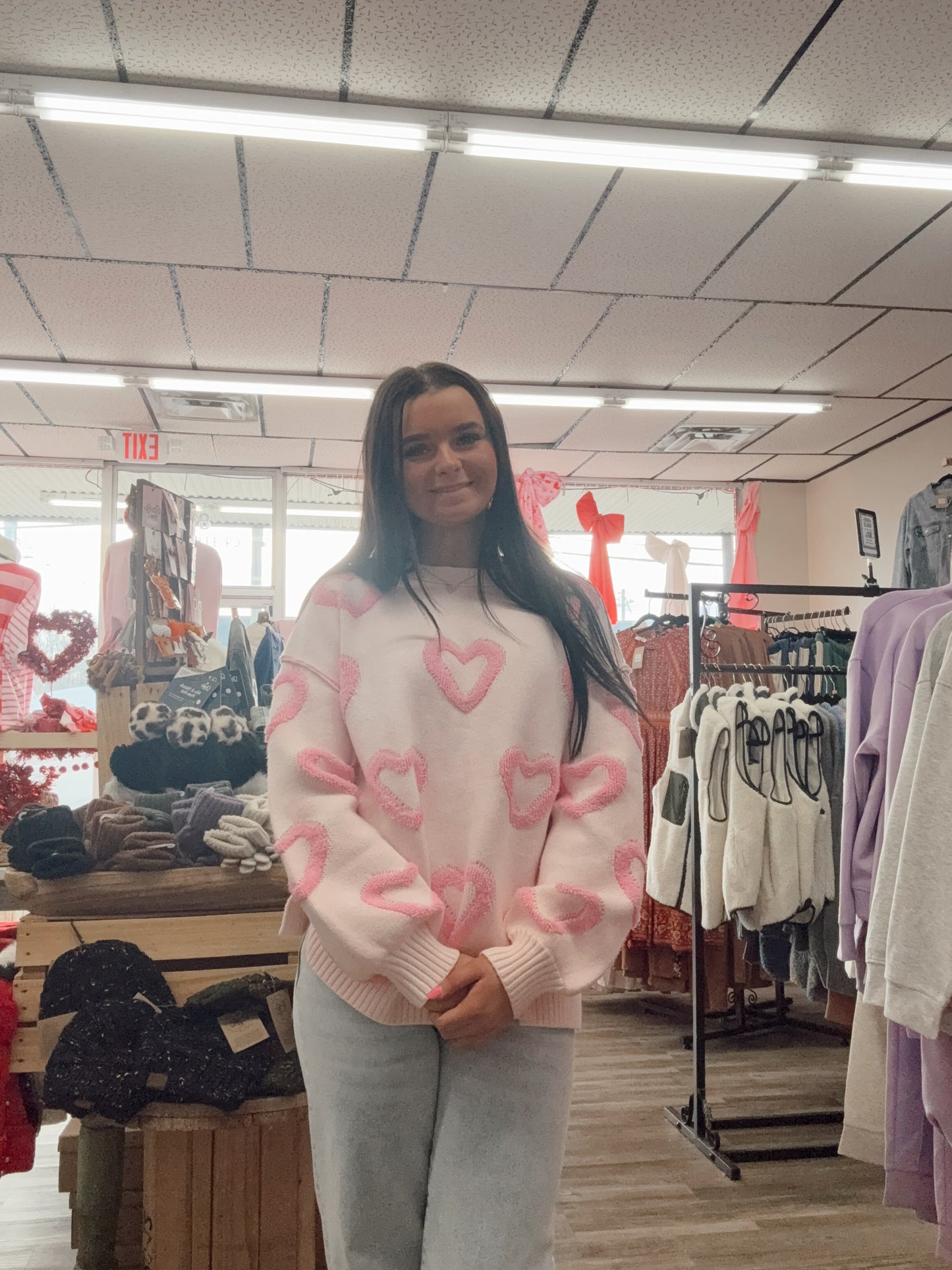 It Is Love Heart Sweater