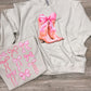 Pink Bows Graphic Tee - Youth