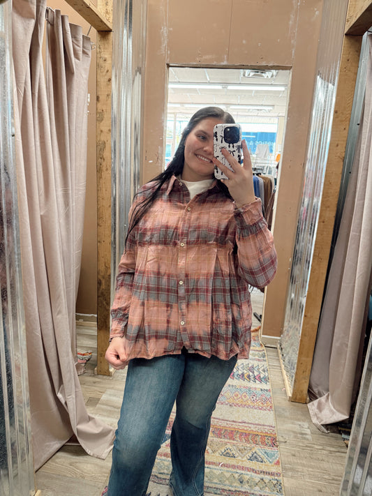 DB - Bleached Flannel Button Down