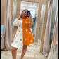 Go Big Orange Star Dress