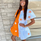 Go Big Orange Star Dress