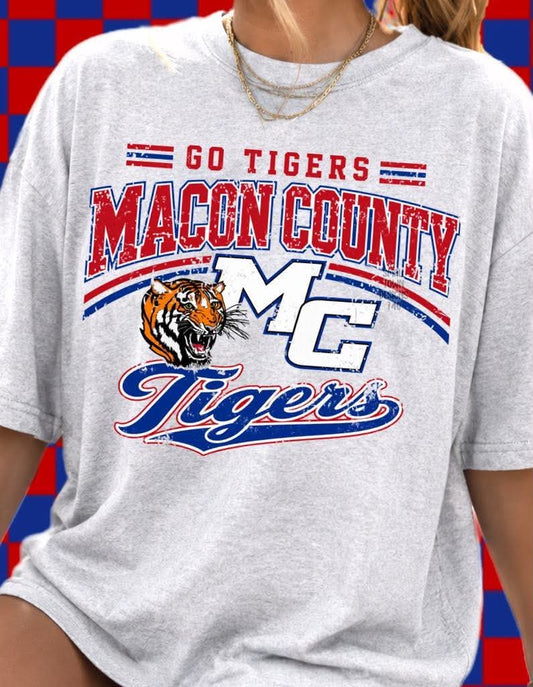 Macon County Cross Country White MC
