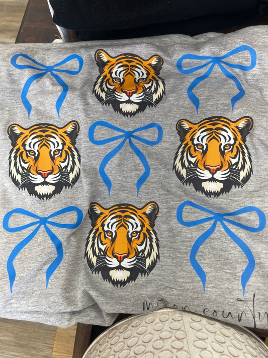 Tiger With Bows Graphic Tee