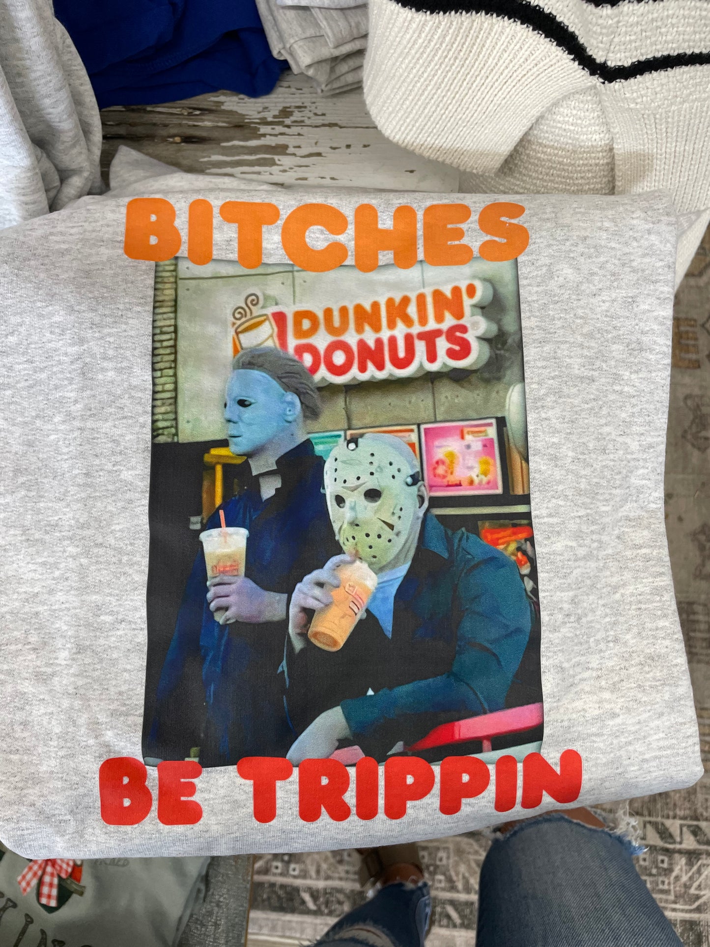 Bitches Be Crazy Halloween Graphic Tee