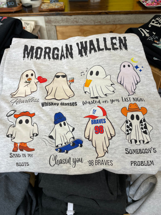 Spooky Morgan Wallen Graphic Tee