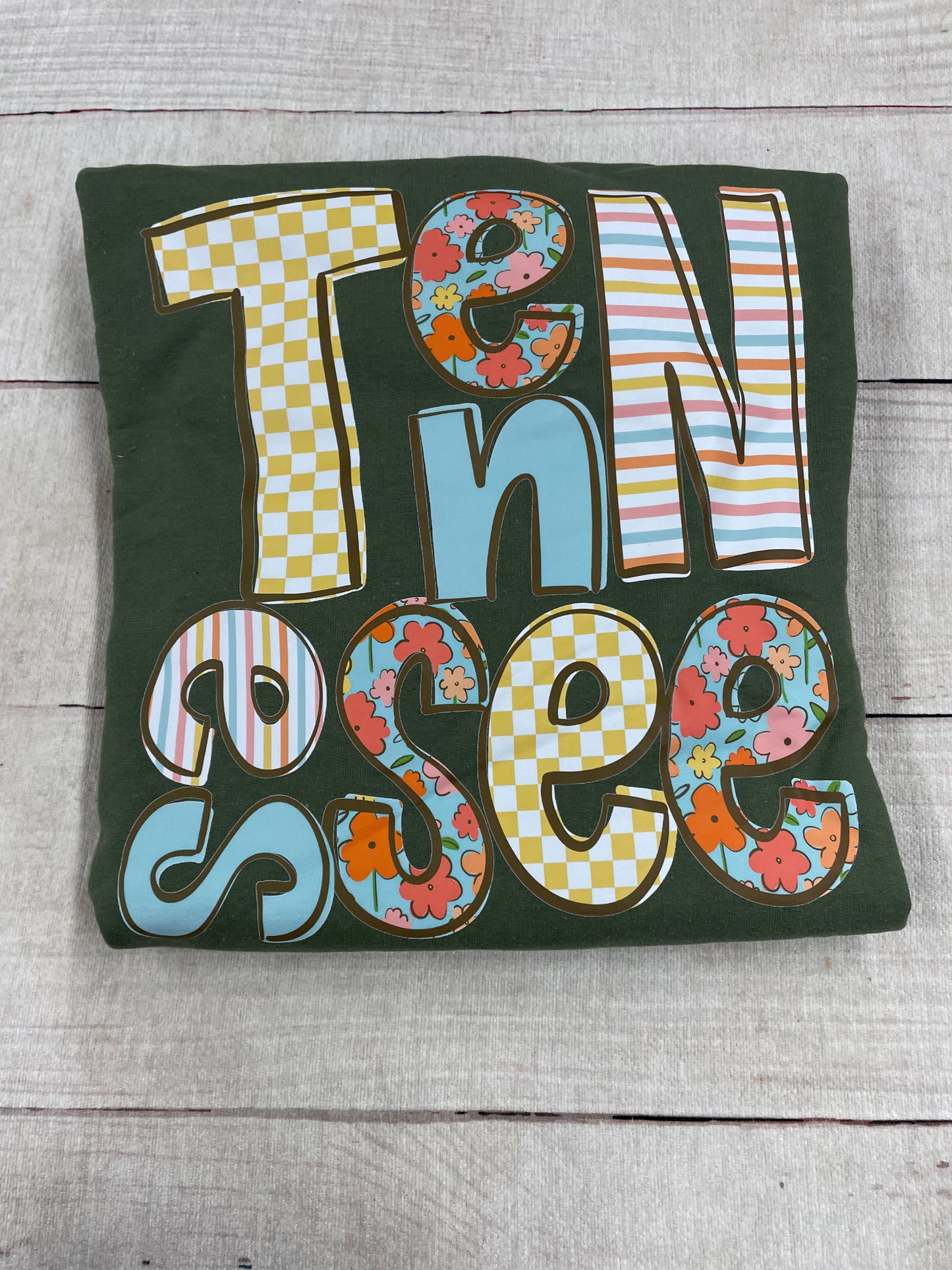 Tennessee Patterned Graphic Tee