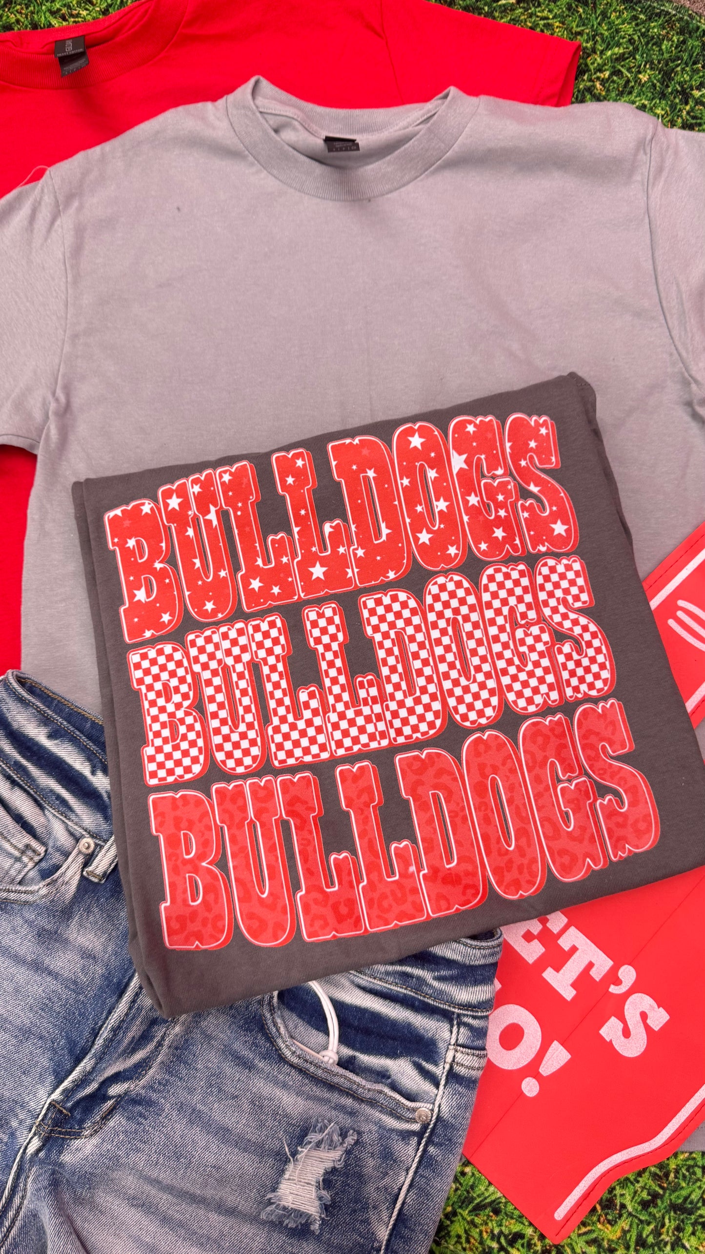 Bulldogs x3 Patterns Graphic Tee