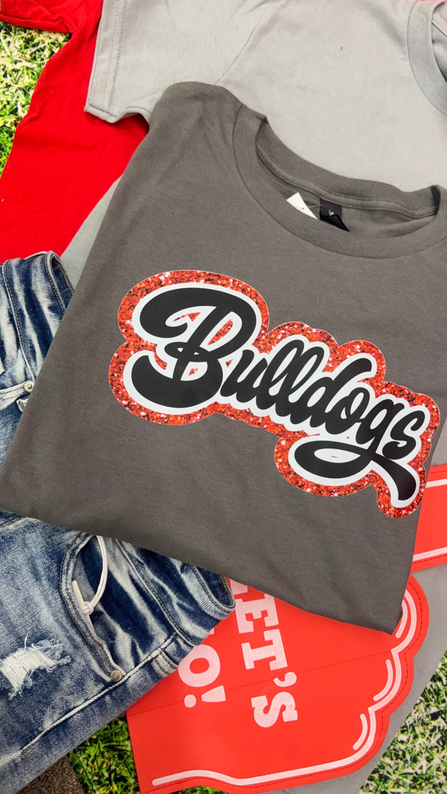 Sparkly Bulldogs Graphic Tee