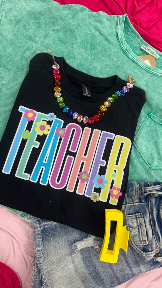 Daisy Teacher Graphic Tee