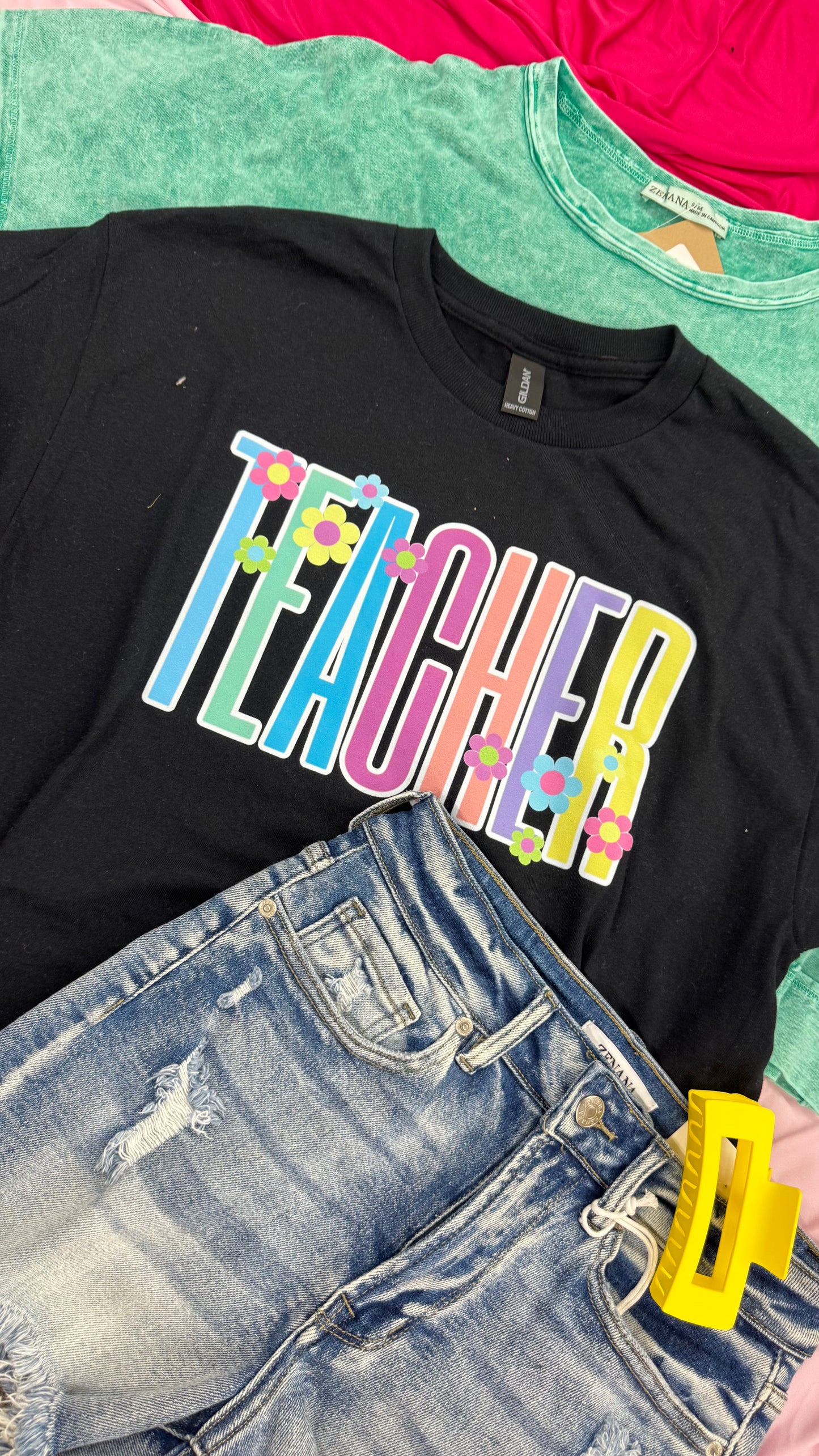 Daisy Teacher Graphic Tee
