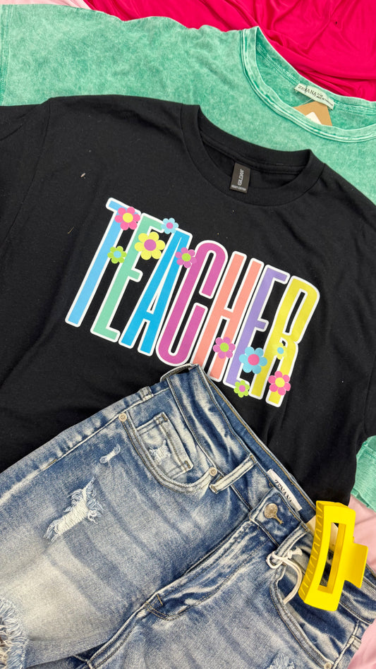 Daisy Teacher Graphic Tee