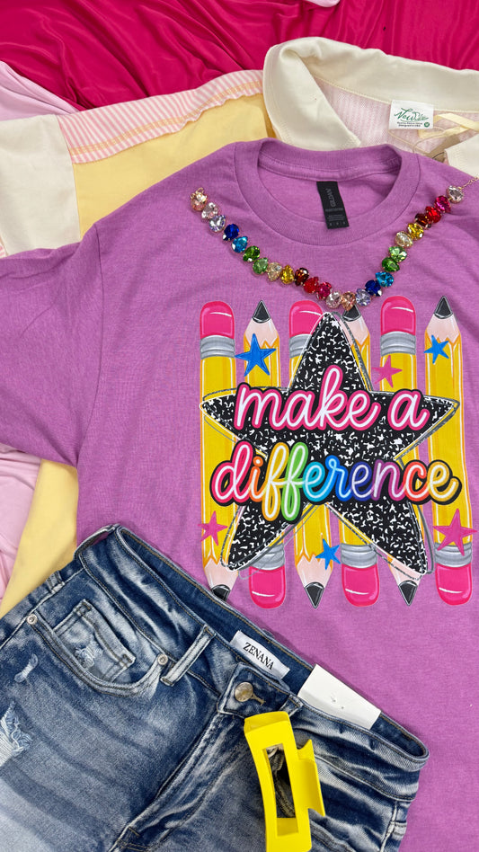 Make a Difference Graphic Tee