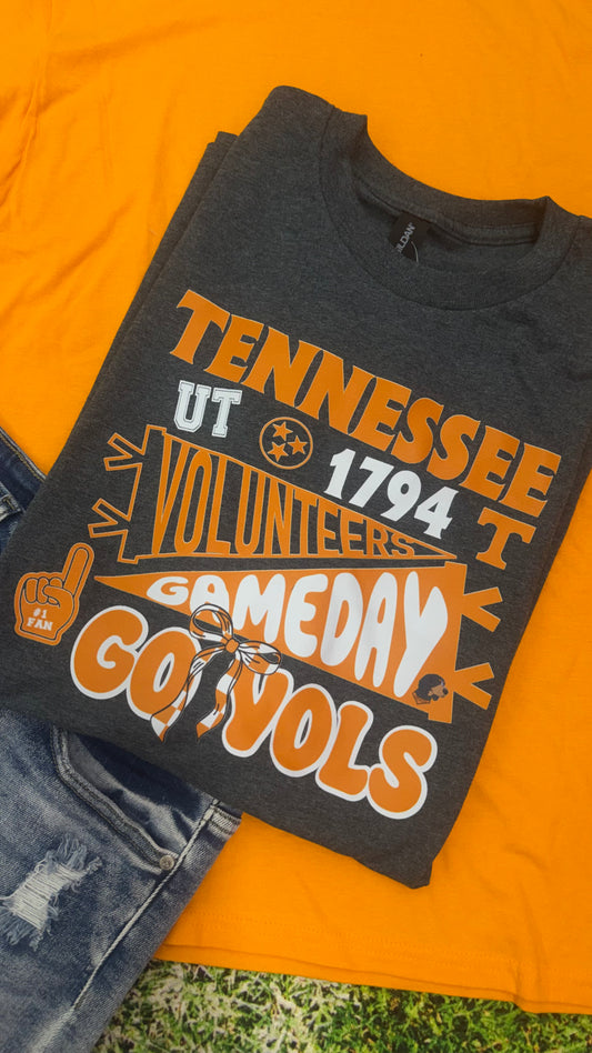 Tennessee Pennant Flags Graphic Tee