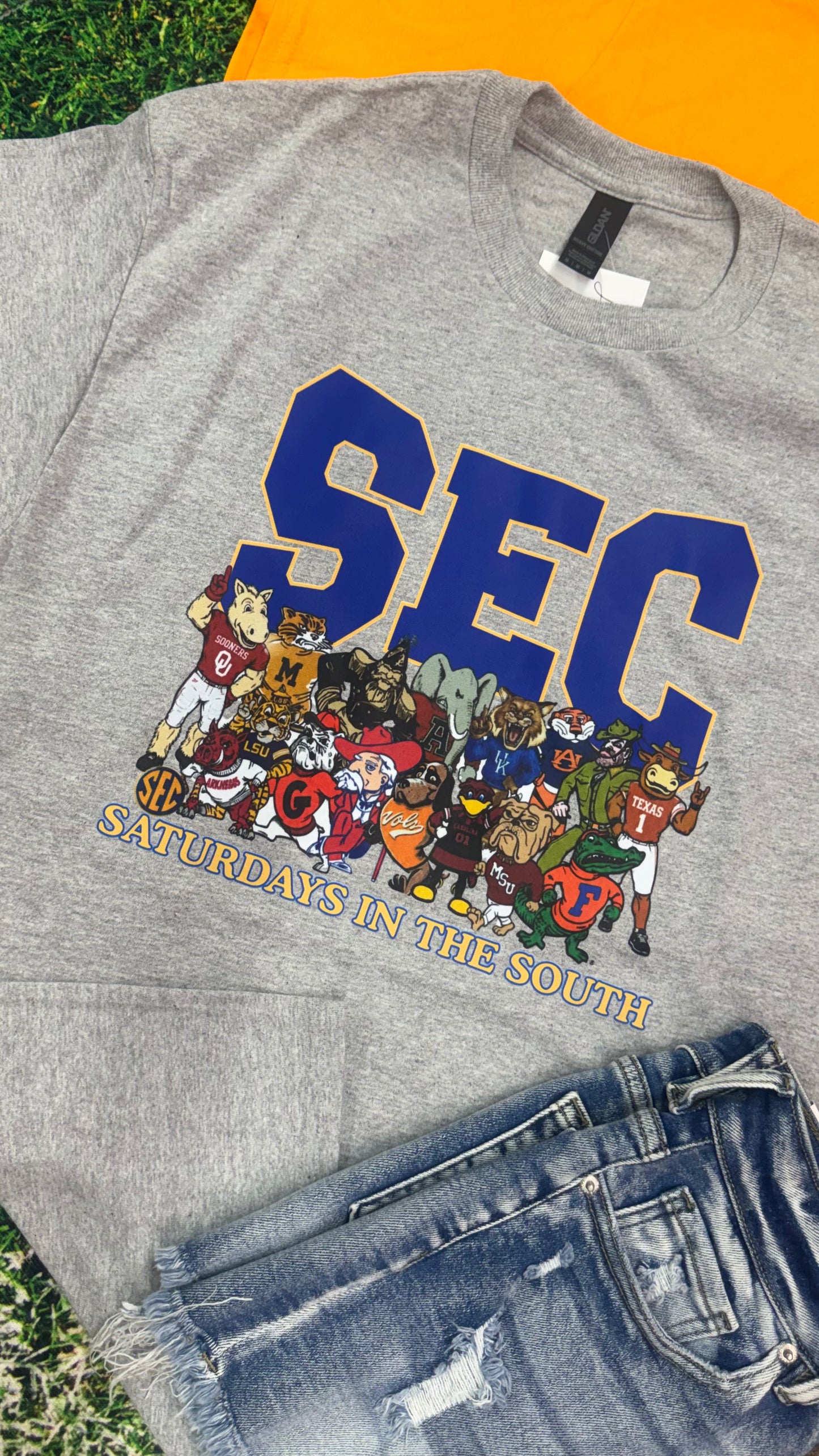 S E C Saturdays in the South Graphic Tee