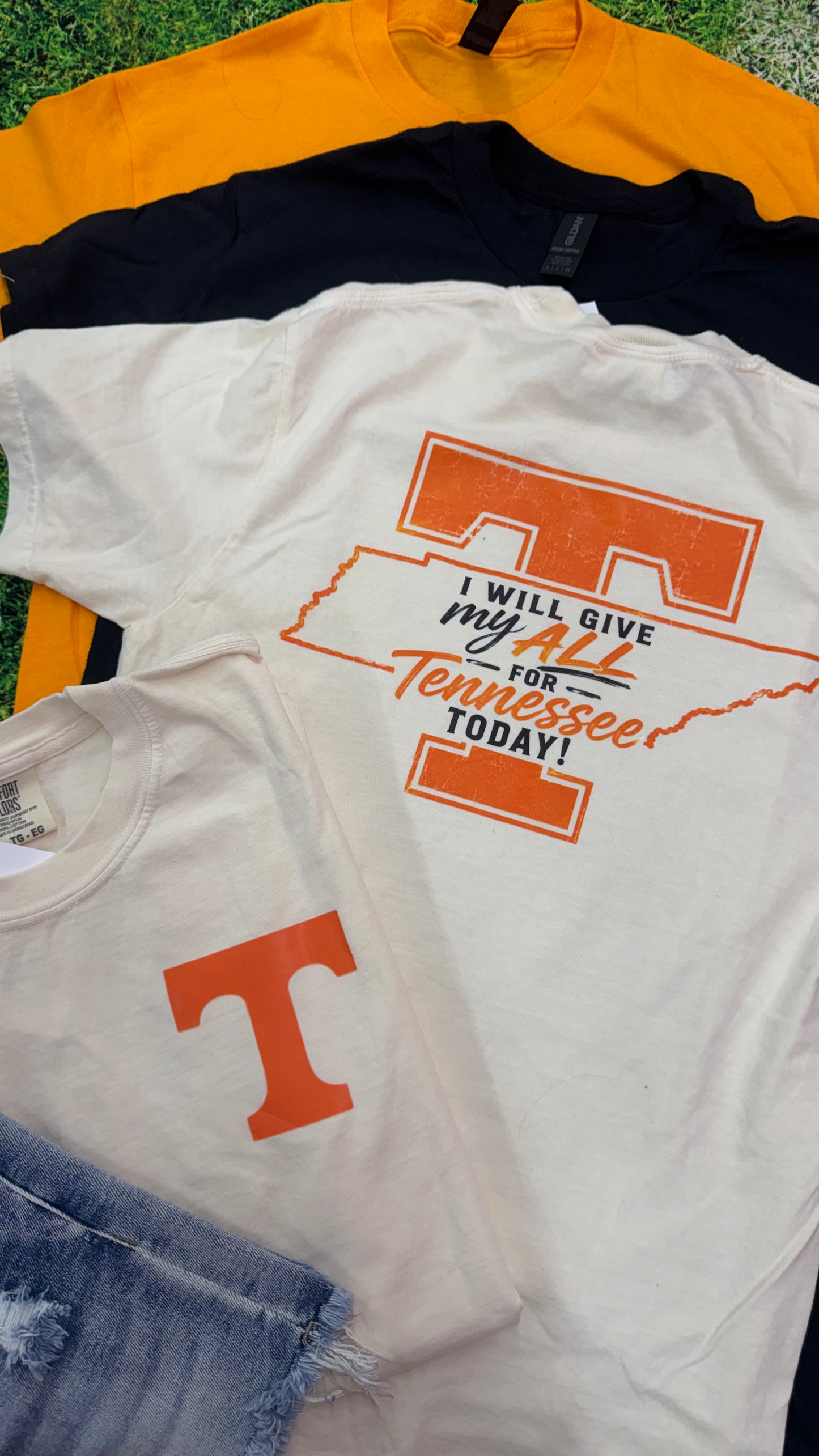 I Will Give My ALL for Tennessee TODAY Graphic Tee
