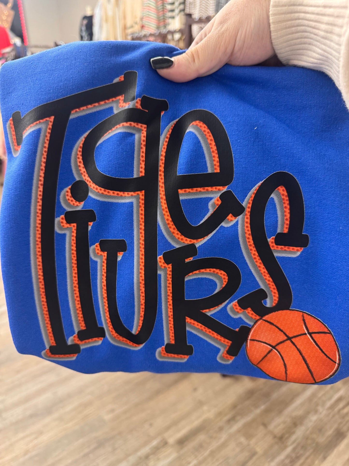 Tigers Basketball Graphic Tee