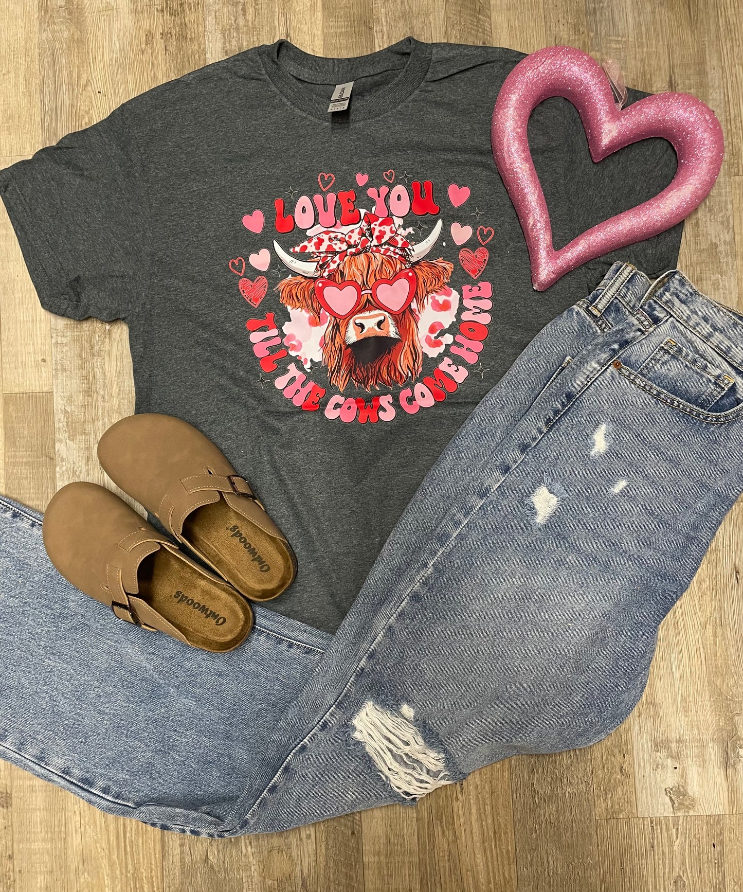 Love You Till The Cows Come Home Graphic Tee