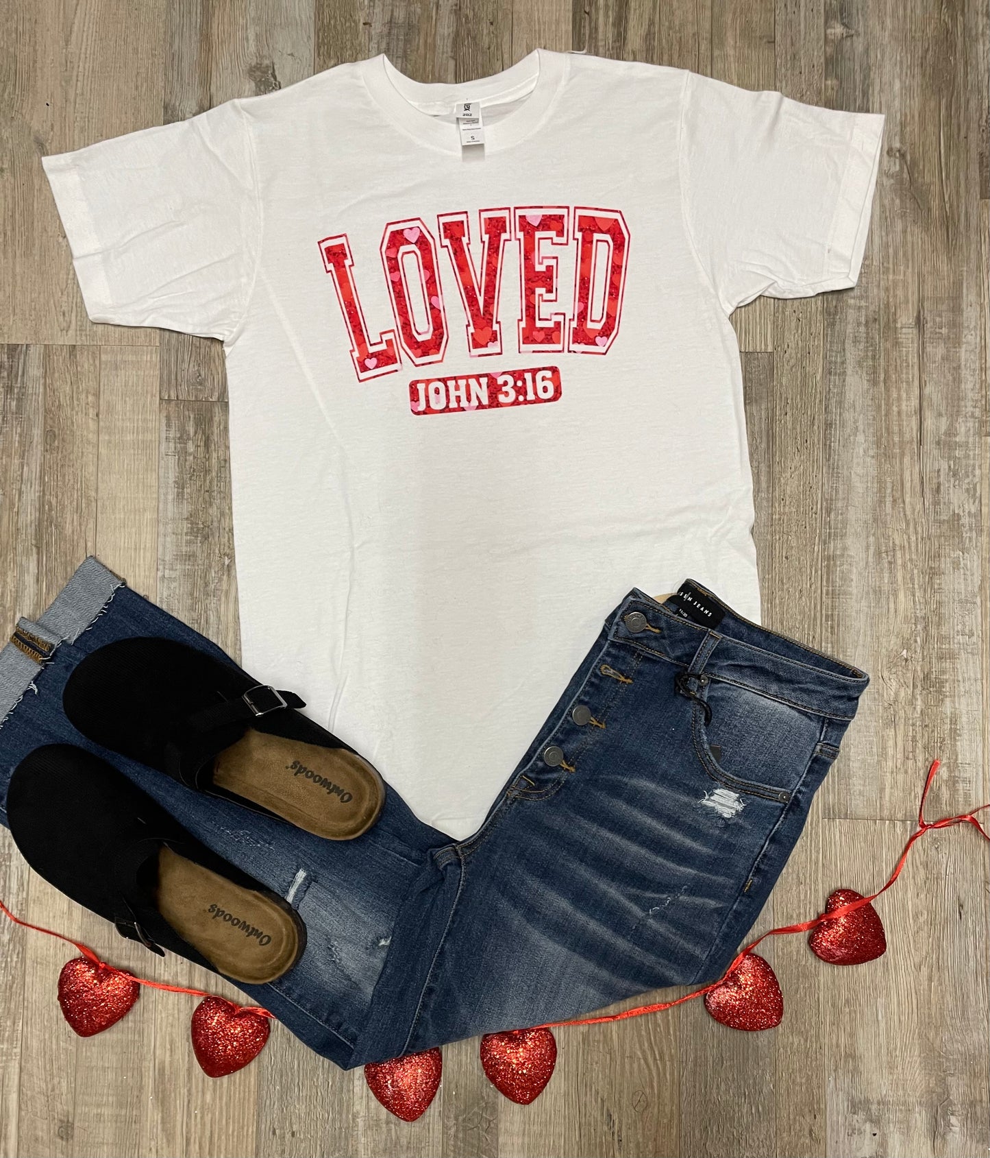 Loved John 3:16 Graphic Tee