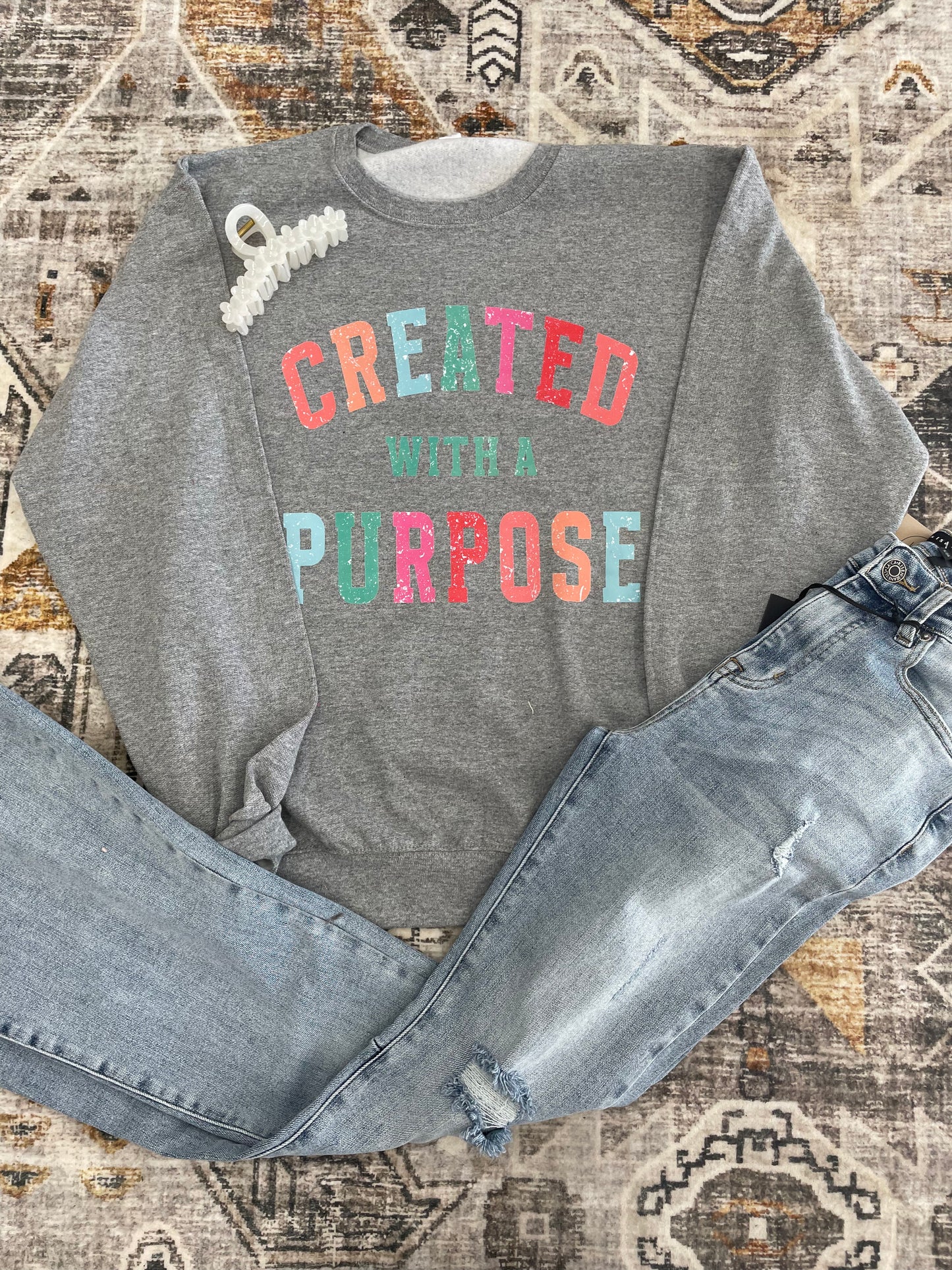 Created With A Purpose Graphic Tee - Youth