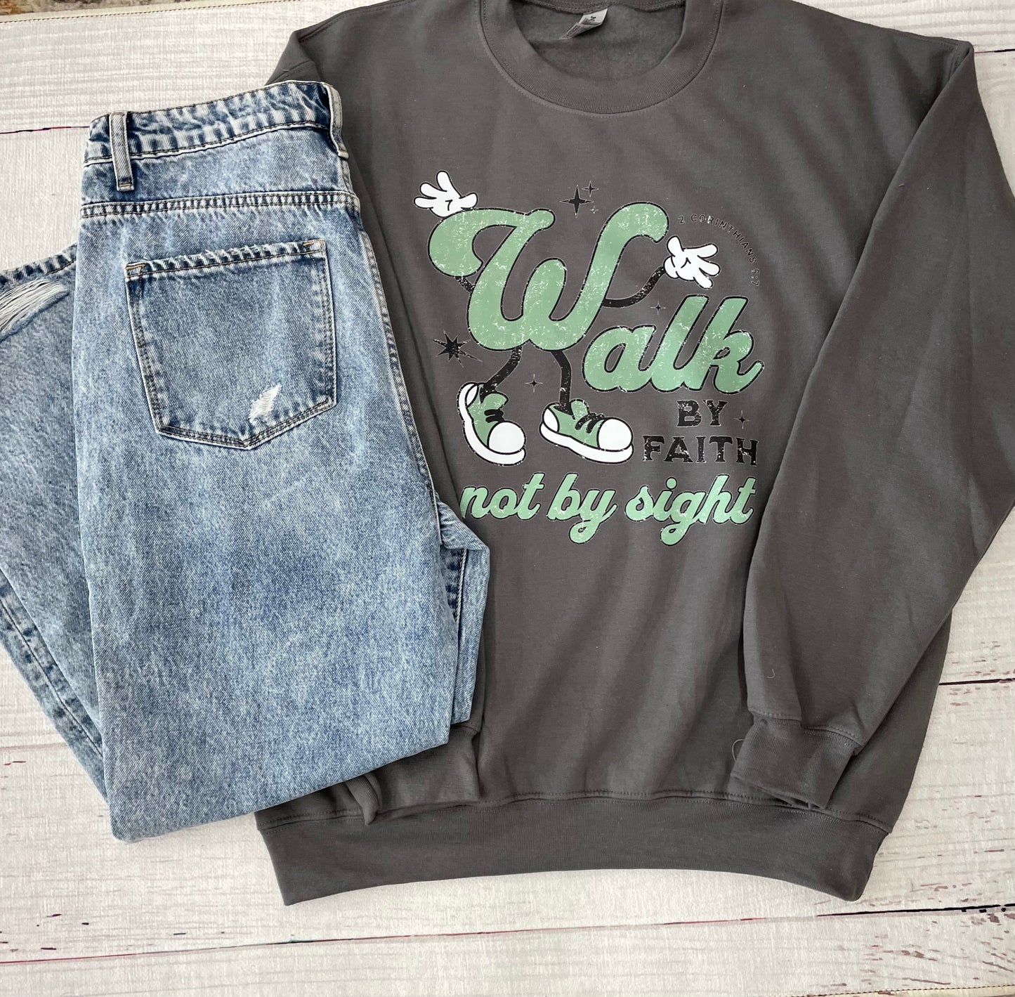 Walk By Faith Graphic Tee - Youth