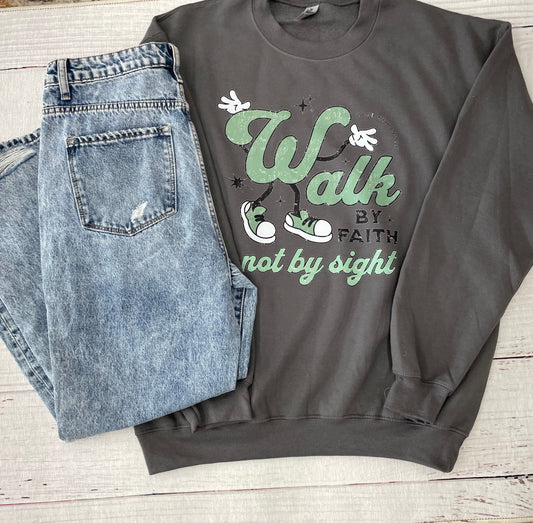 Walk By Faith Graphic Tee - Adult