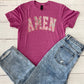 Floral Amen Graphic Tee - Adult