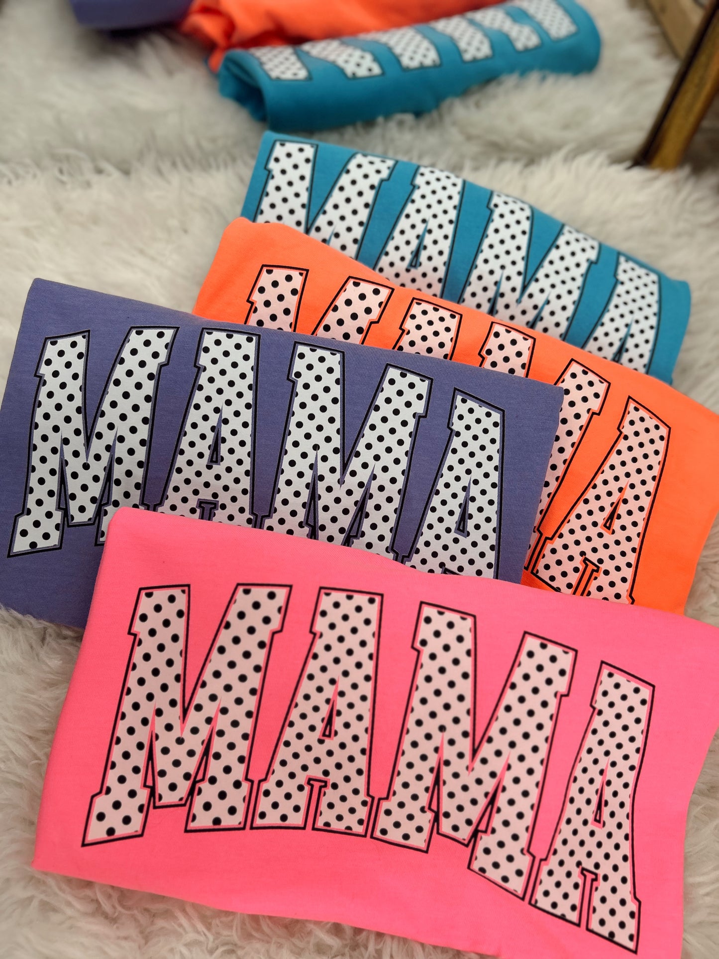 Mama Polka Dots Graphic Tee