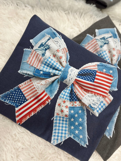 Americana Bow Graphic Tee